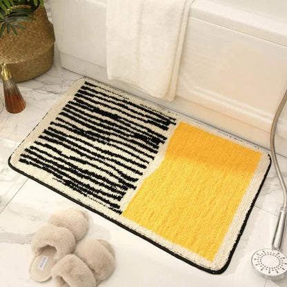 Soft Abstract Bath Mat | Luxury Non-Slip Finish