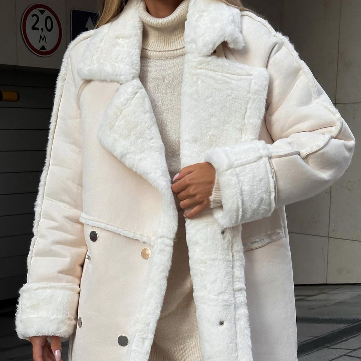 Noemi | Women’s Tailored Suit Long Sleeve Winter Coat