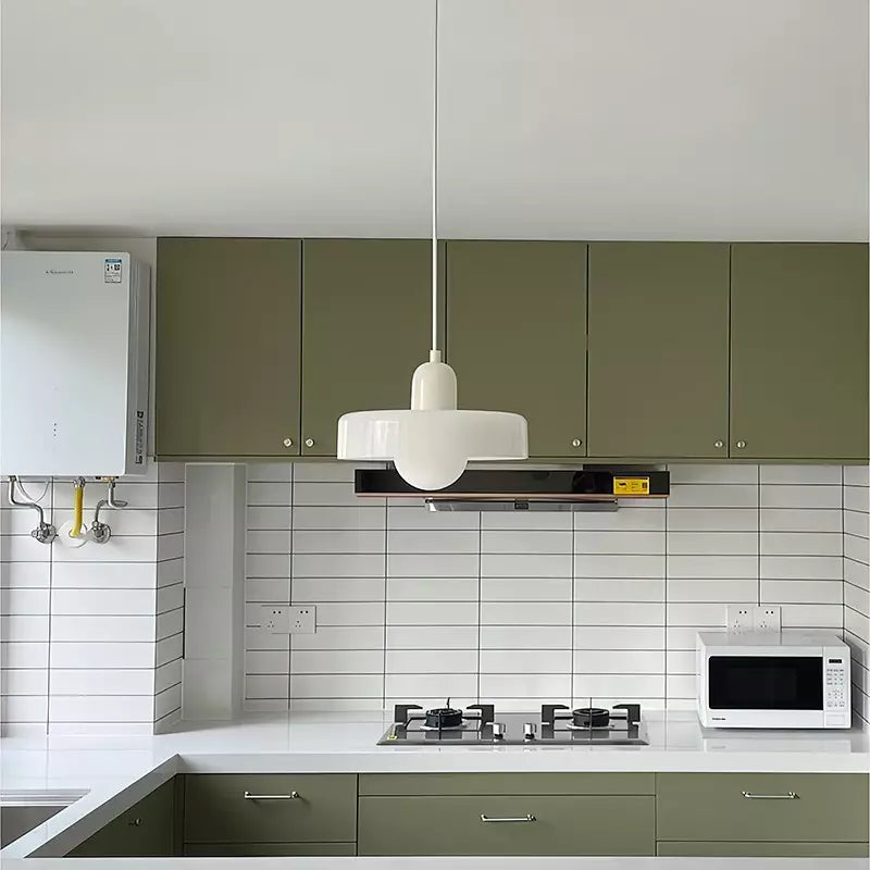 Studio Prisma Pendant | Art Glass Light in Bauhaus Luxe Palette