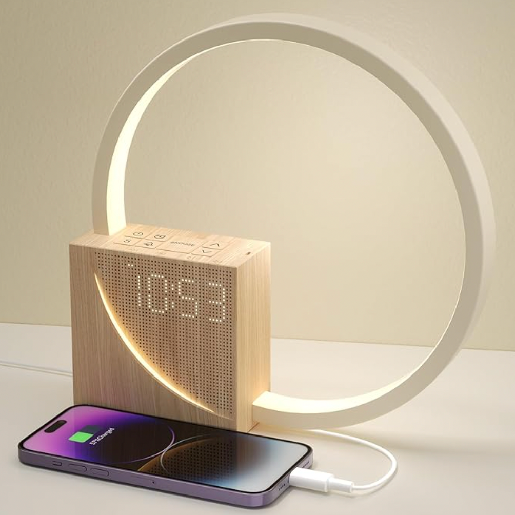 Sunrise Light with Charger | EternaRise Wake-Up Clock