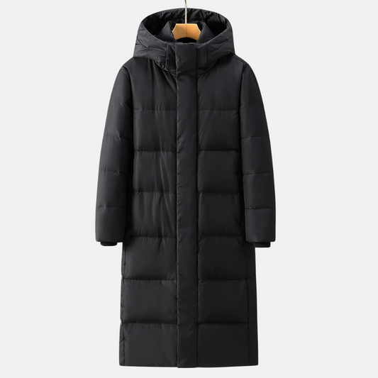 Joevy | Men’s Hooded Quilted Coat in Nylon Blend