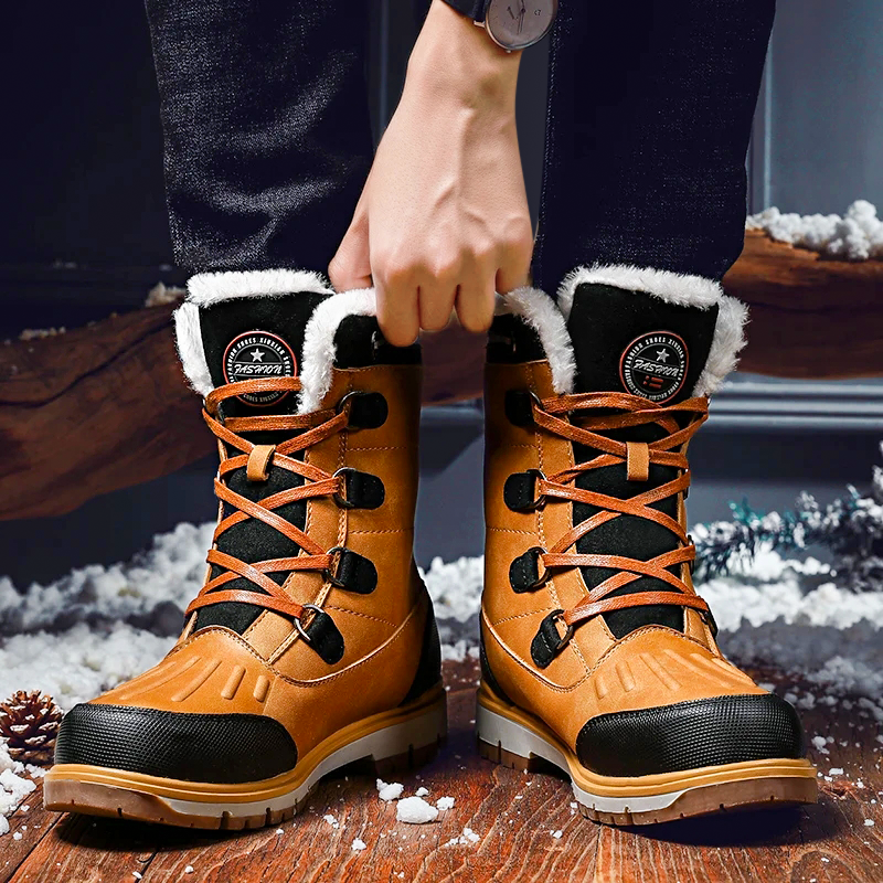 Loki | Men’s Insulated Winter Snow Boots with Warm Lining