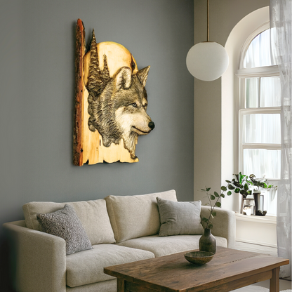 Rustic Soul Decor | WildGrain Wooden Animal Carving Wall Art