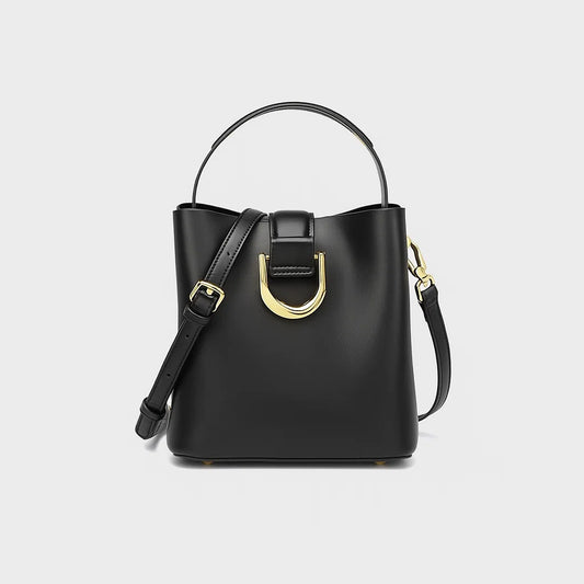Camille | Luxe Buckle Bucket Bag
