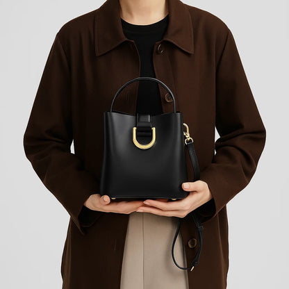 Camille | Luxe Buckle Bucket Bag
