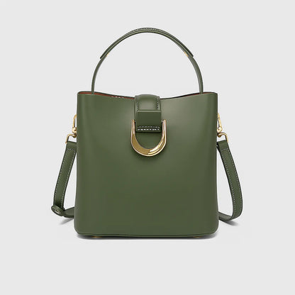 Camille | Luxe Buckle Bucket Bag