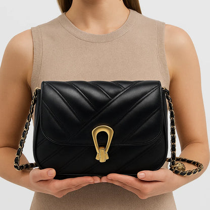 Celeste | Quilted Luxe Chain Crossbody