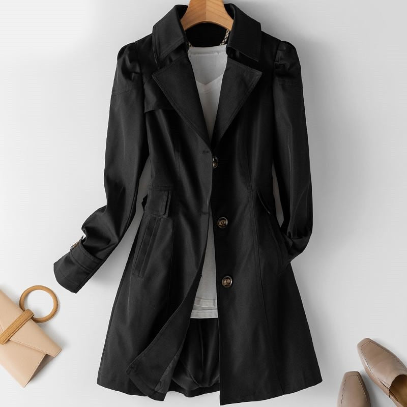 Arabella | Women’s Classic Trench Coat with Buttons