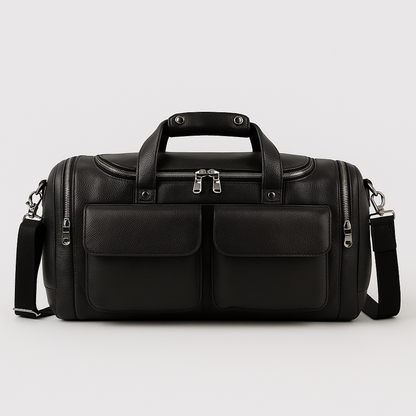 Charleroi | Black Multi-Faceted Duffel Bag