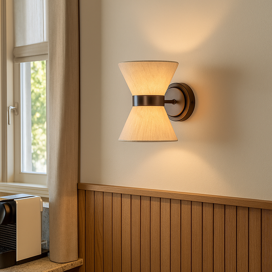 StellarSilk Wall Lamp | Minimalist Modern Wabi Sabi Style
