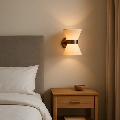 StellarSilk Wall Lamp | Minimalist Modern Wabi Sabi Style