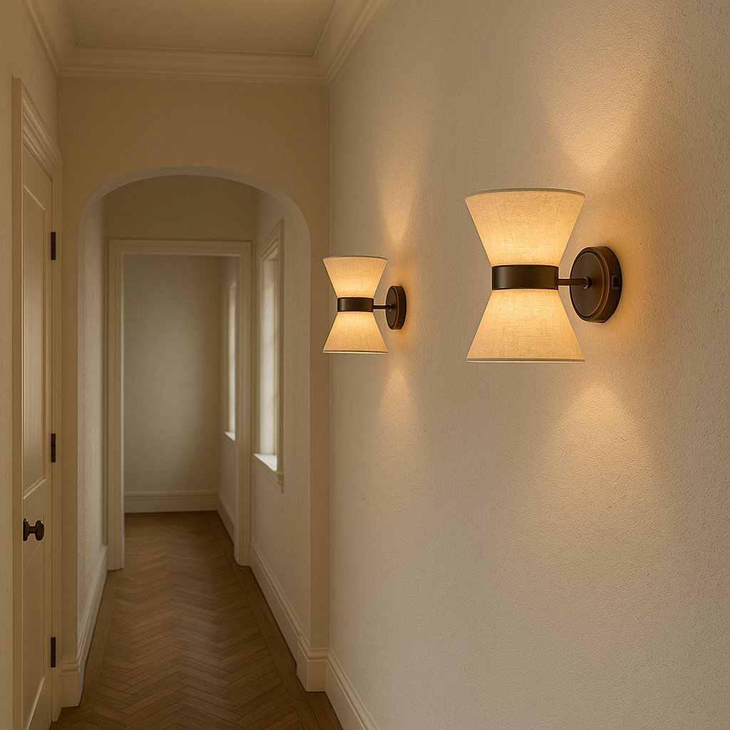 StellarSilk Wall Lamp | Minimalist Modern Wabi Sabi Style