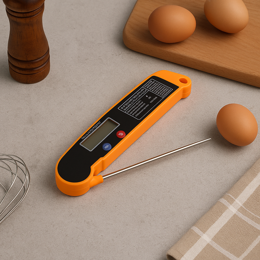 Digital Meat Probe | Foldable Thermometer for Cooking & Grilling