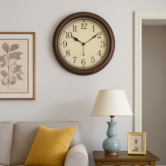 Timeless Tranquil Wall Clock | Elegant Silence for Home & Workspace