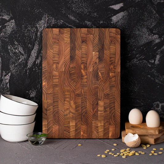 Chef Cutting Board | End-Grain Wooden Chopping Block
