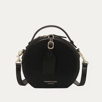 Clara | Petite Round Vegan Leather Crossbody