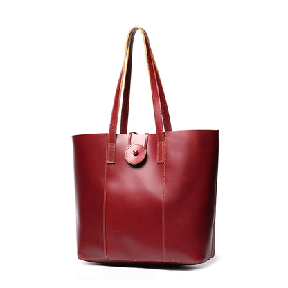 Classic Crazy Horse Leather Tote Bag | Spacious & Durable Design for Everyday Use 2