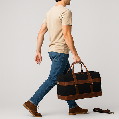 Como | Vintage Canvas Duffel Bag