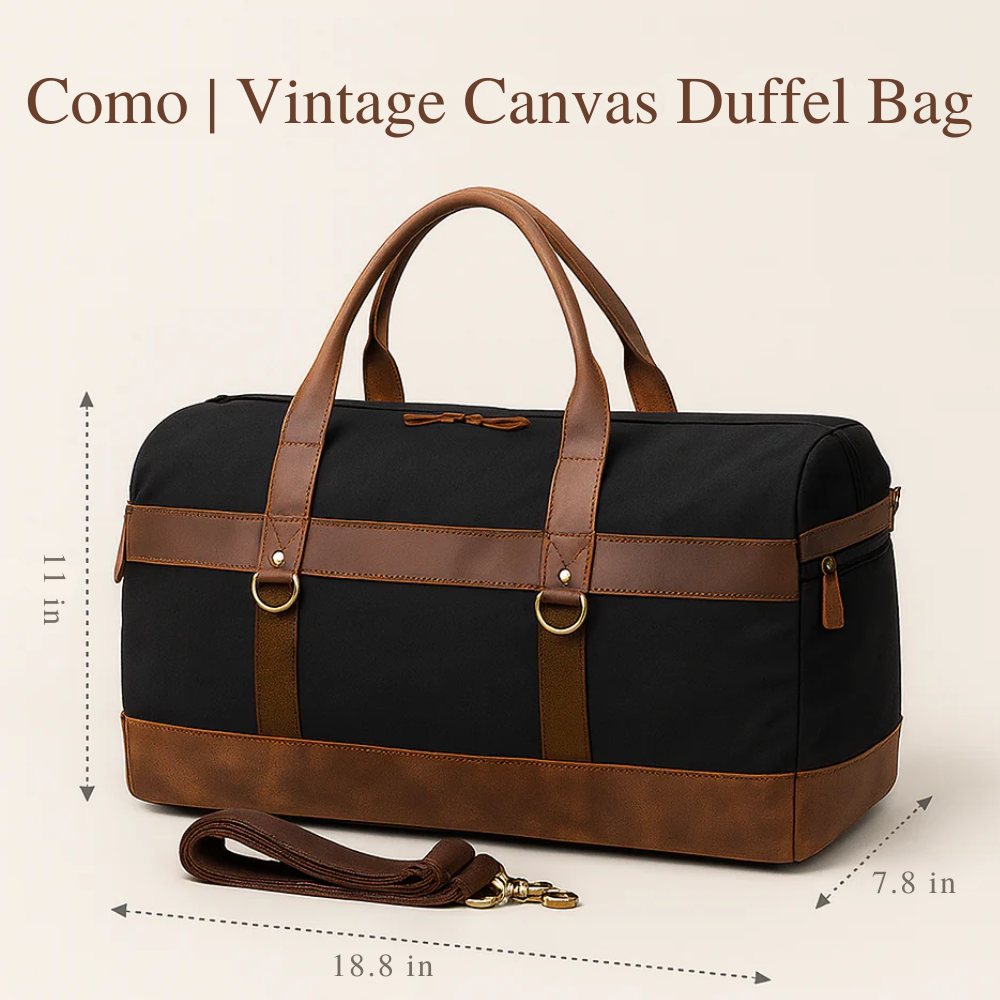 Como | Vintage Canvas Duffel Bag