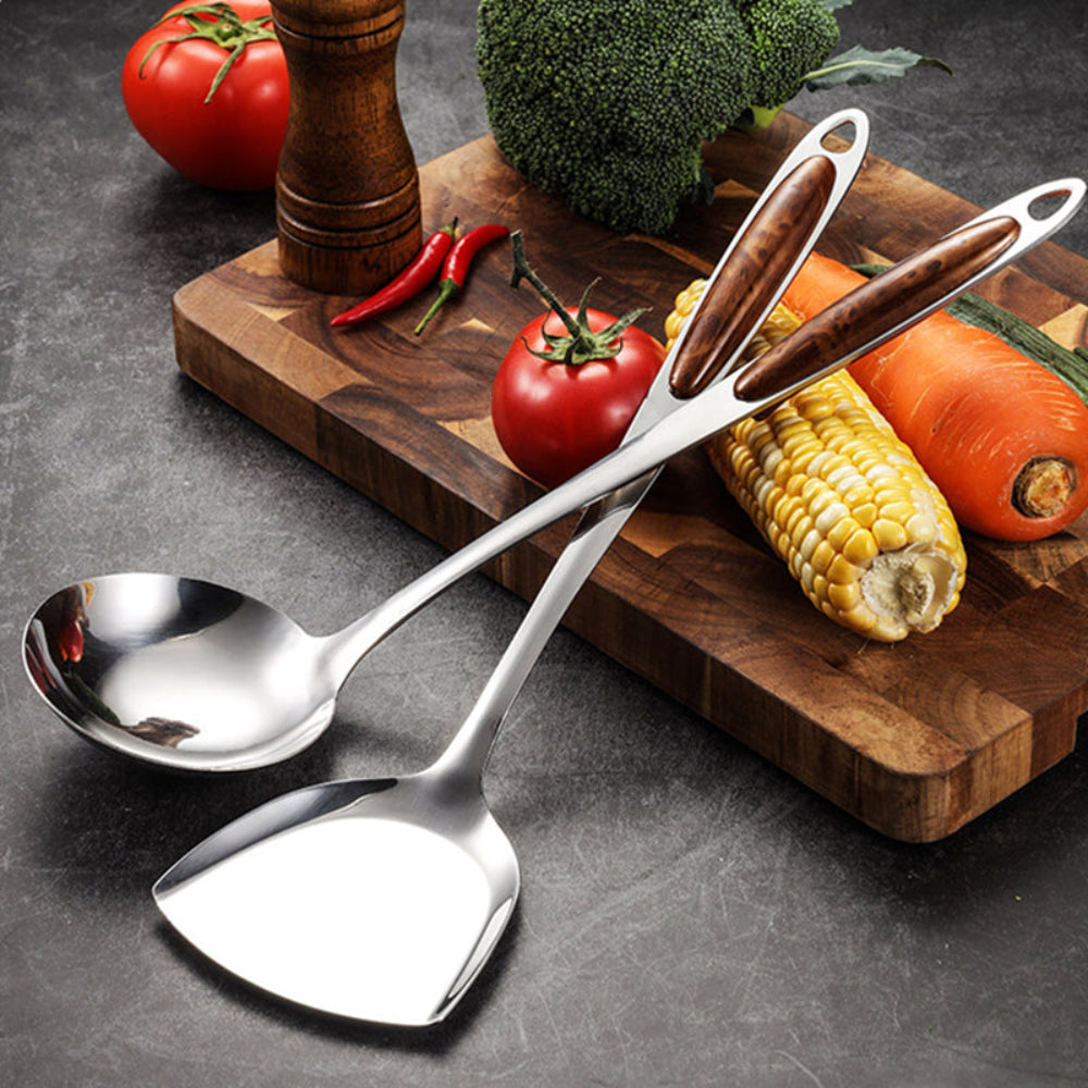PureSteel Kitchen Set | Durable Stainless Utensils for Cooking