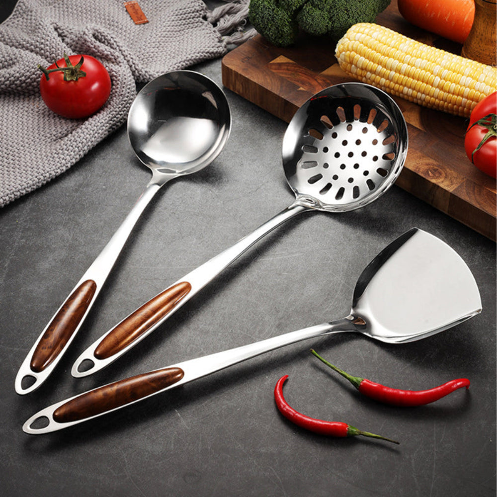 PureSteel Kitchen Set | Durable Stainless Utensils for Cooking