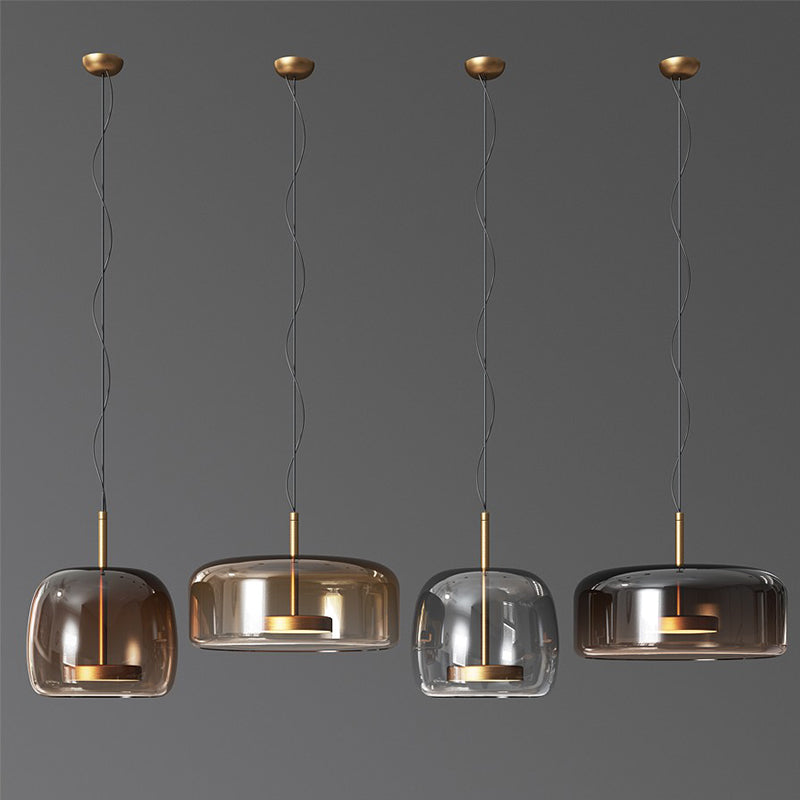 Hotel Elegance | LumiGlide Contemporary Glass Pendant Lamp
