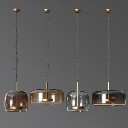 Hotel Elegance | LumiGlide Contemporary Glass Pendant Lamp