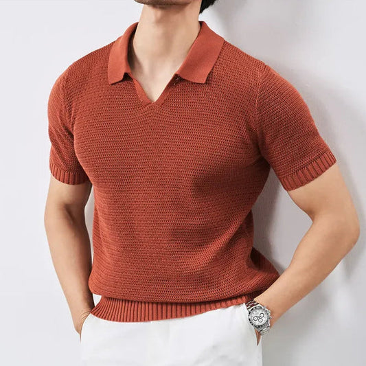 Raven | Men’s Lightweight Knitted Polo Shirt