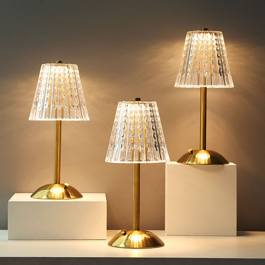 PureLume Crystal Lamp | Dimmable Vintage LED Table Light
