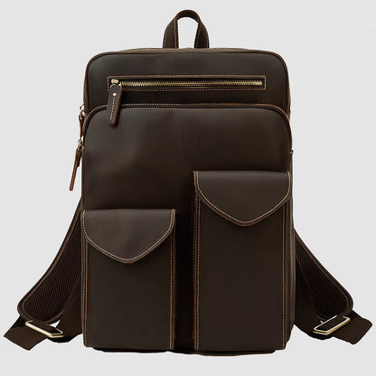 Dex | Multi-Zip Tech Vegan Leather Rucksack
