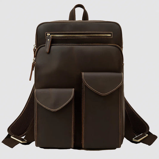 Dex | Multi-Zip Tech Vegan Leather Rucksack