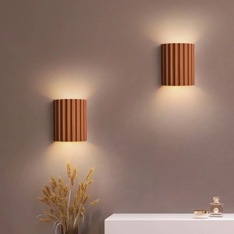 Modern Interior Style | StellarGlow Resin LED Wall Lamp