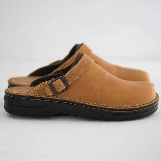 Grayson | Men’s Stylish Leather Slipper Clogs