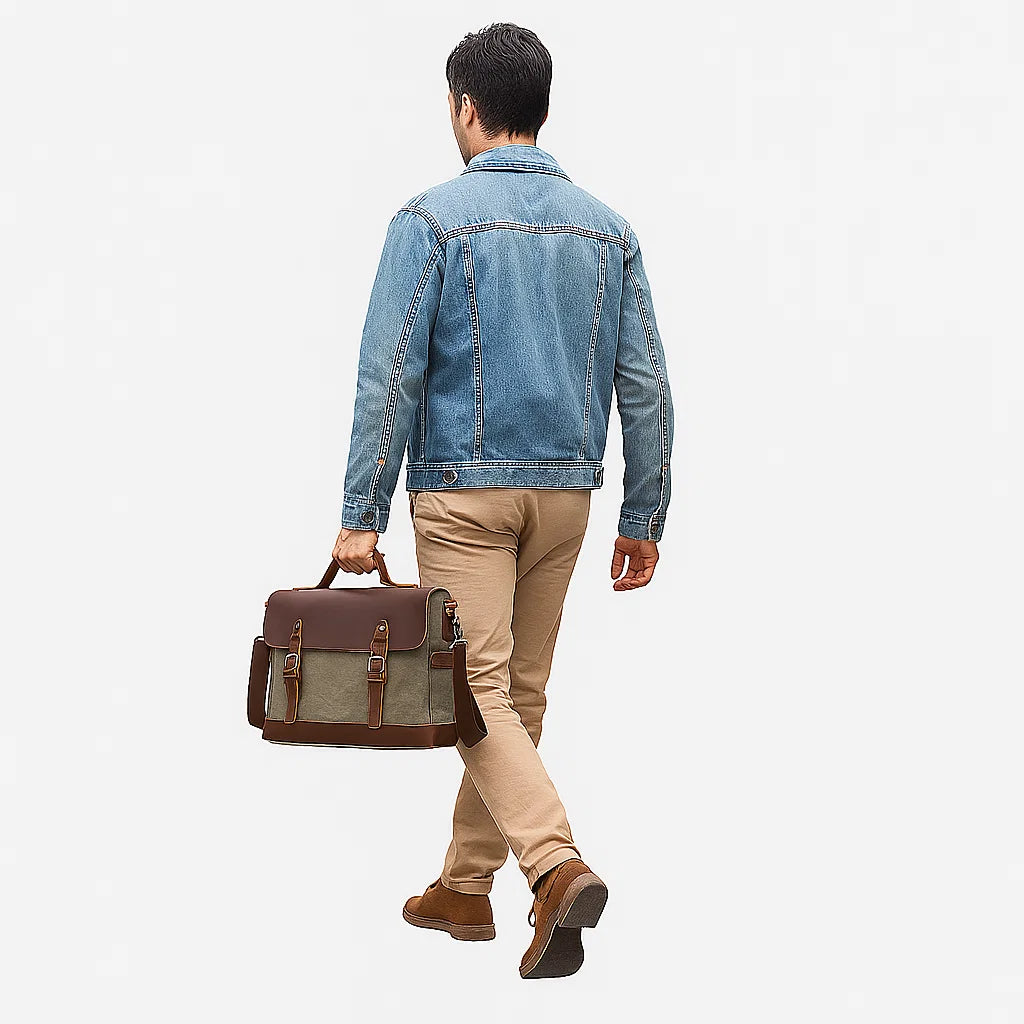Elliot | Slate Utility Satchel