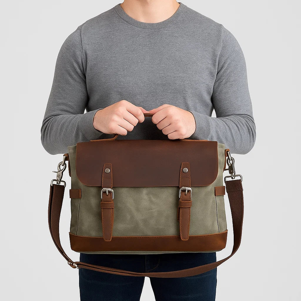 Elliot | Slate Utility Satchel