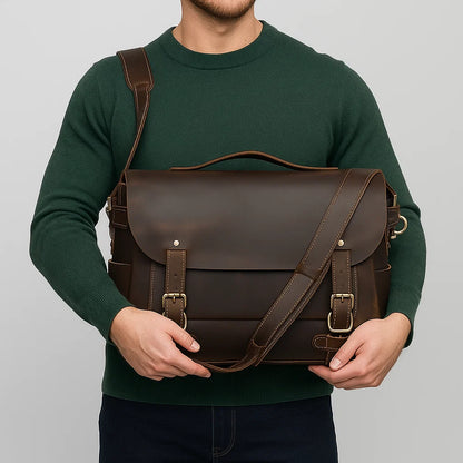 Everett | Handcrafted Heritage Satchel