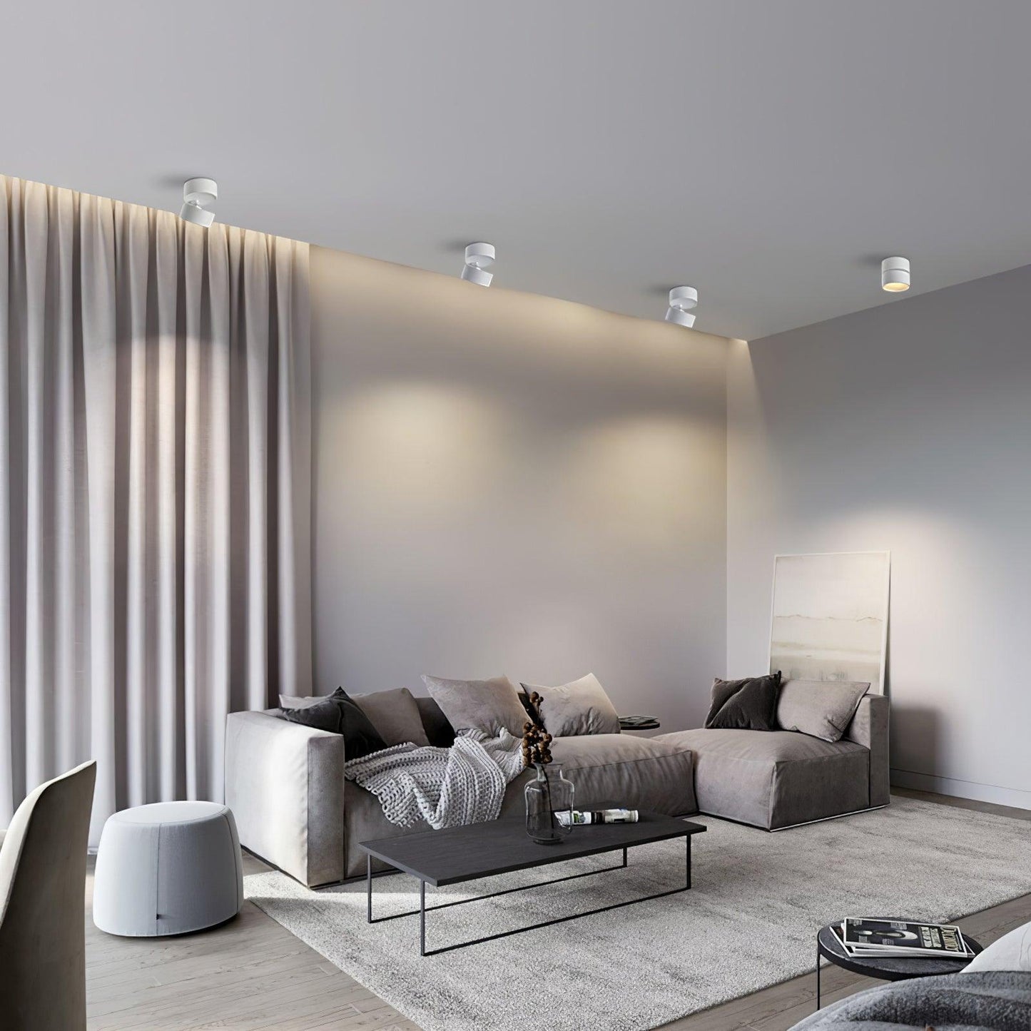 FlexaGlow | Adjustable LED Surface Light in Warm White