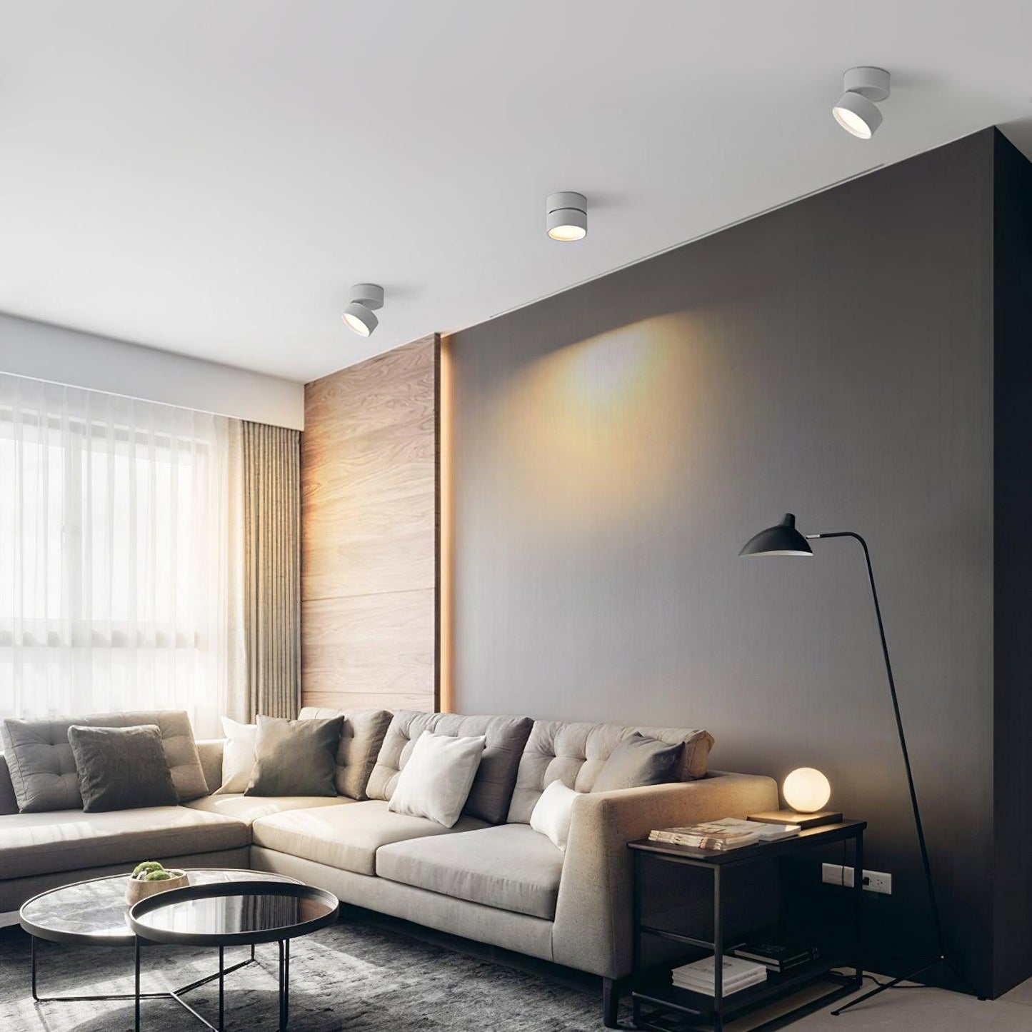 FlexaGlow | Adjustable LED Surface Light in Warm White