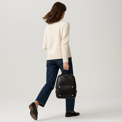 Florence | Embossed Heritage Backpack