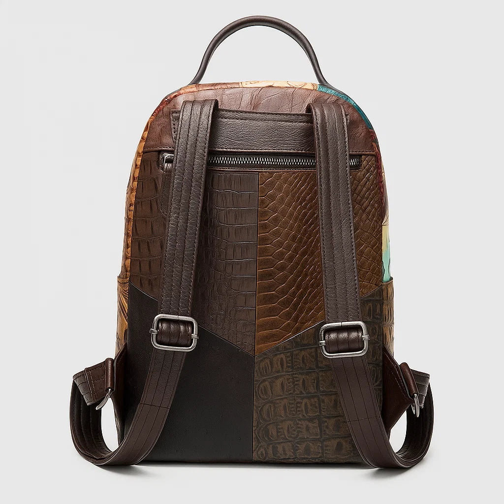 Florence | Embossed Heritage Backpack