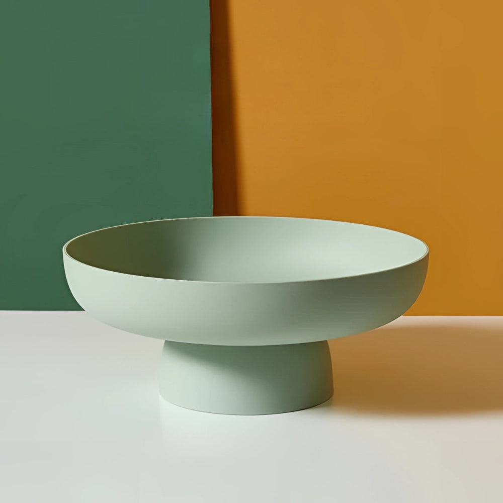 Retro Fruit Display Tray | Leaf Design Plastic Serving Bowl