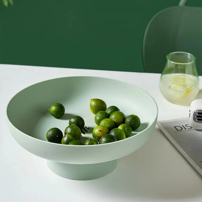 Retro Fruit Display Tray | Leaf Design Plastic Serving Bowl