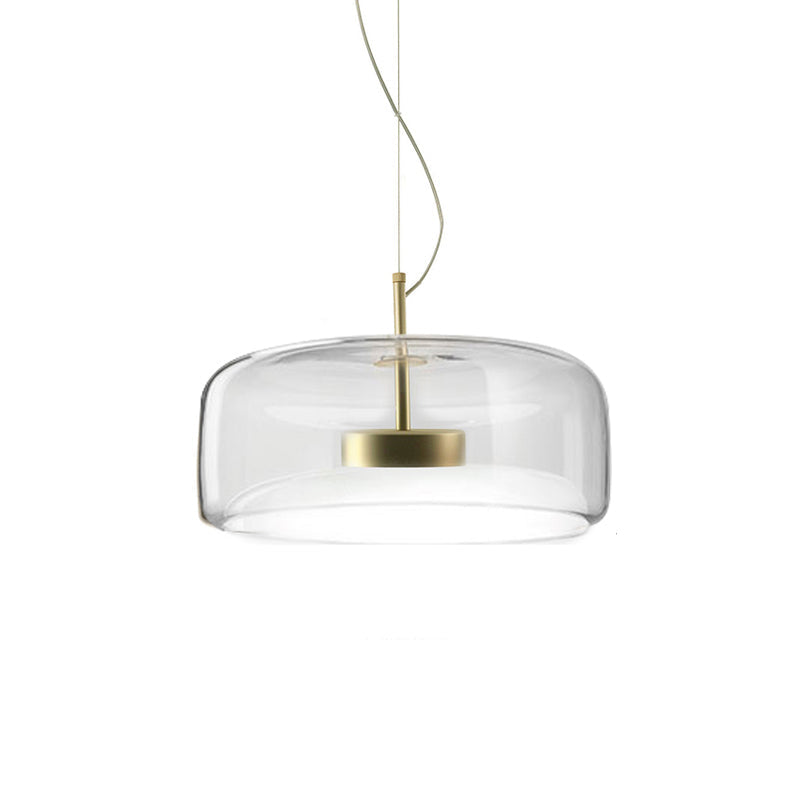 Hotel Elegance | LumiGlide Contemporary Glass Pendant Lamp