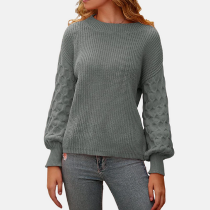 Avery | Women’s Balloon Sleeve Sweater with Relaxed Fit