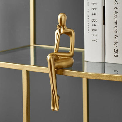 Solar Muse | Gilded Abstract Resin Artform