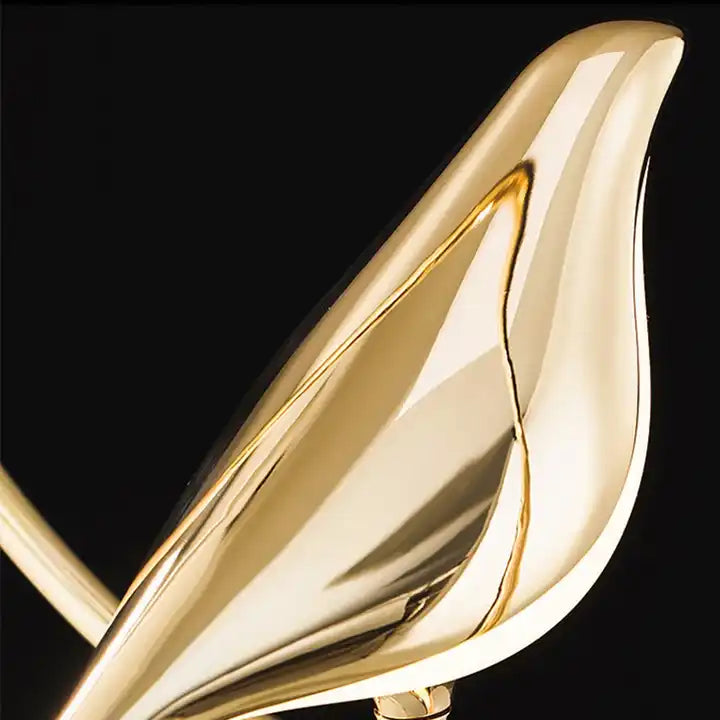 Aurea Aviary | Gilded Bird Pendant in Modern Elegance
