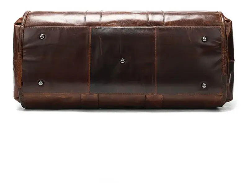 Sophisticated | Leather Duffle Bag for Travel and Weekender-6