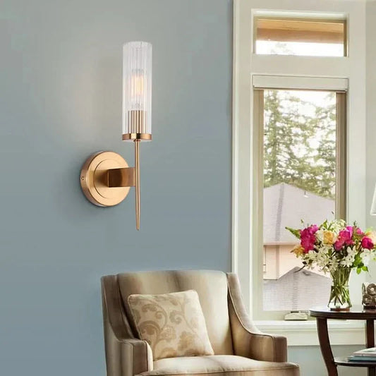 Modern Accent | EternaGlass Stainless Steel Wall Lamp