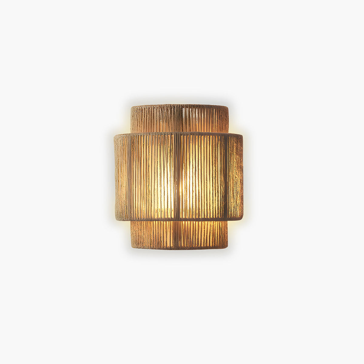Rustic LED Glow | StellarKnot Rope Wall Lamp