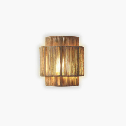 Rustic LED Glow | StellarKnot Rope Wall Lamp